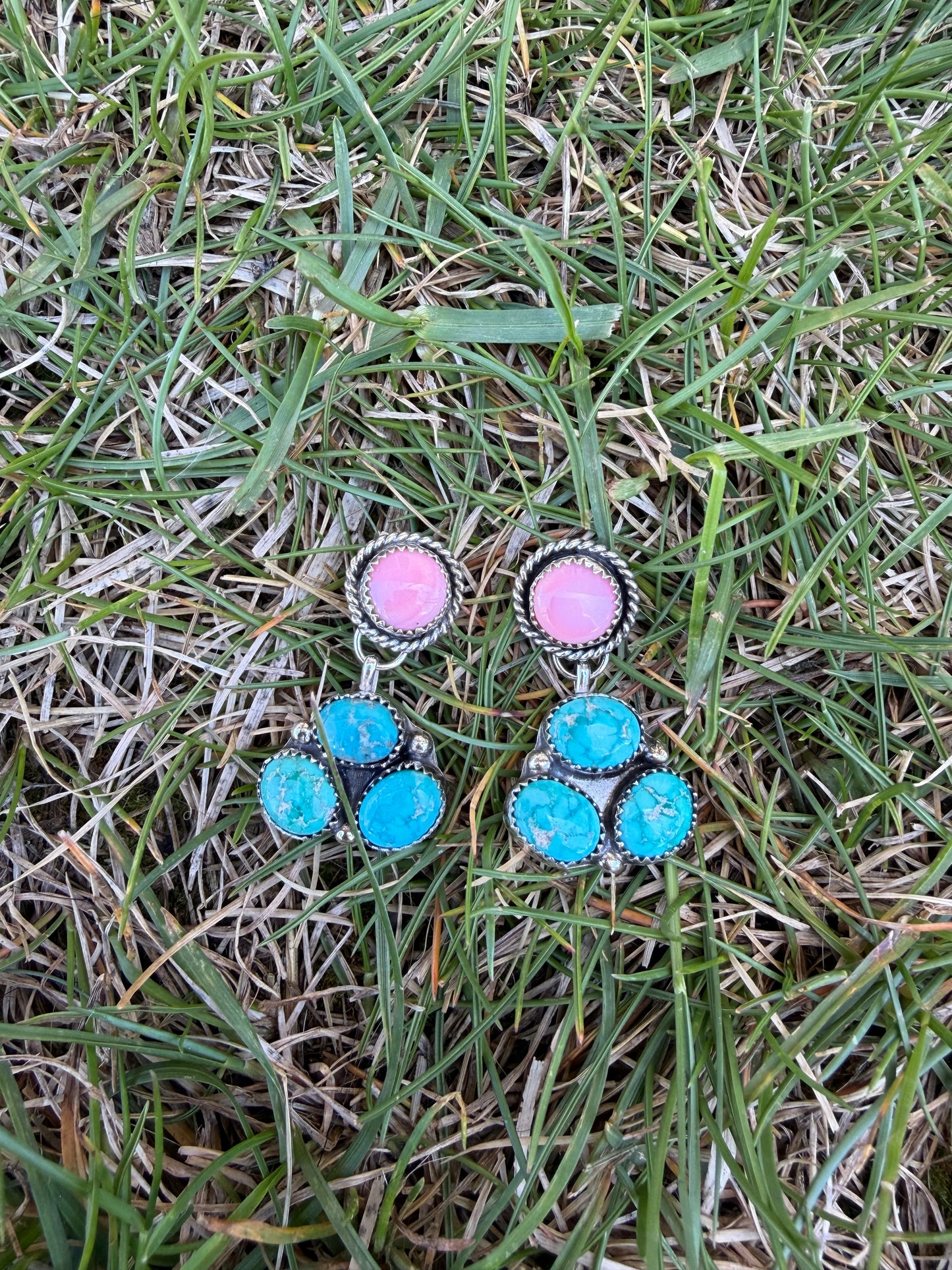 Cluster Dangle Earrings