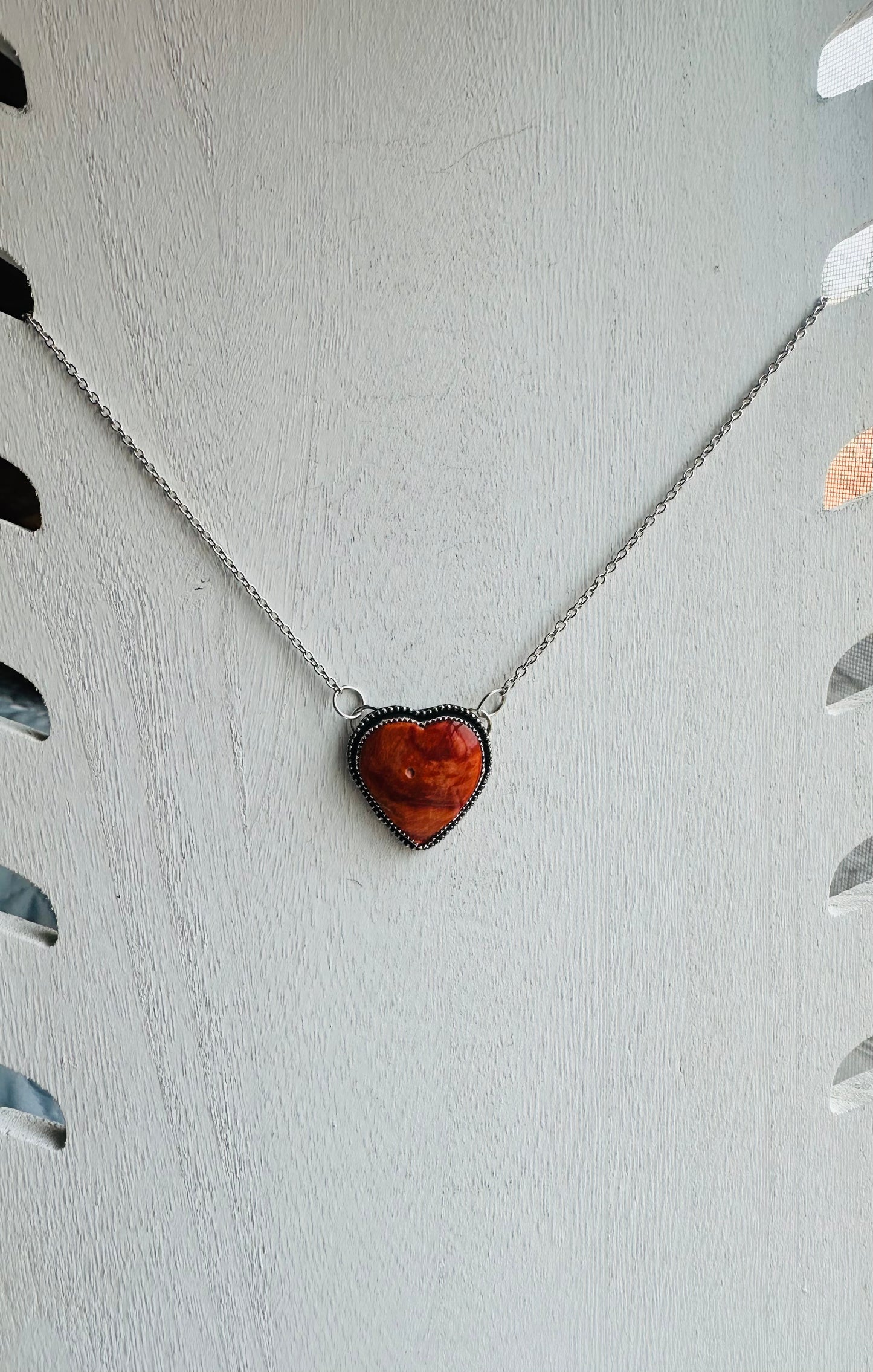 Spiny Oyster Heart necklace