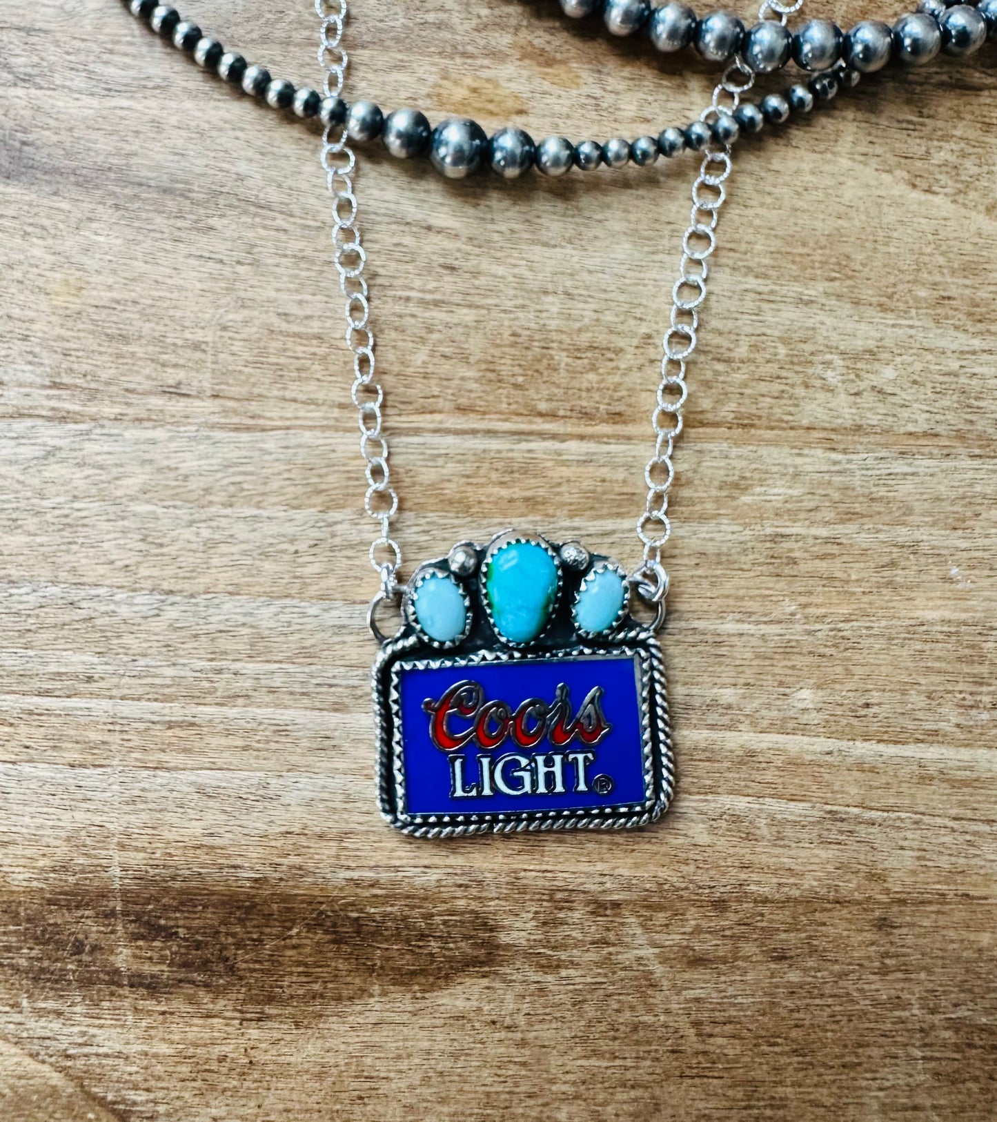 Coors Light Necklace