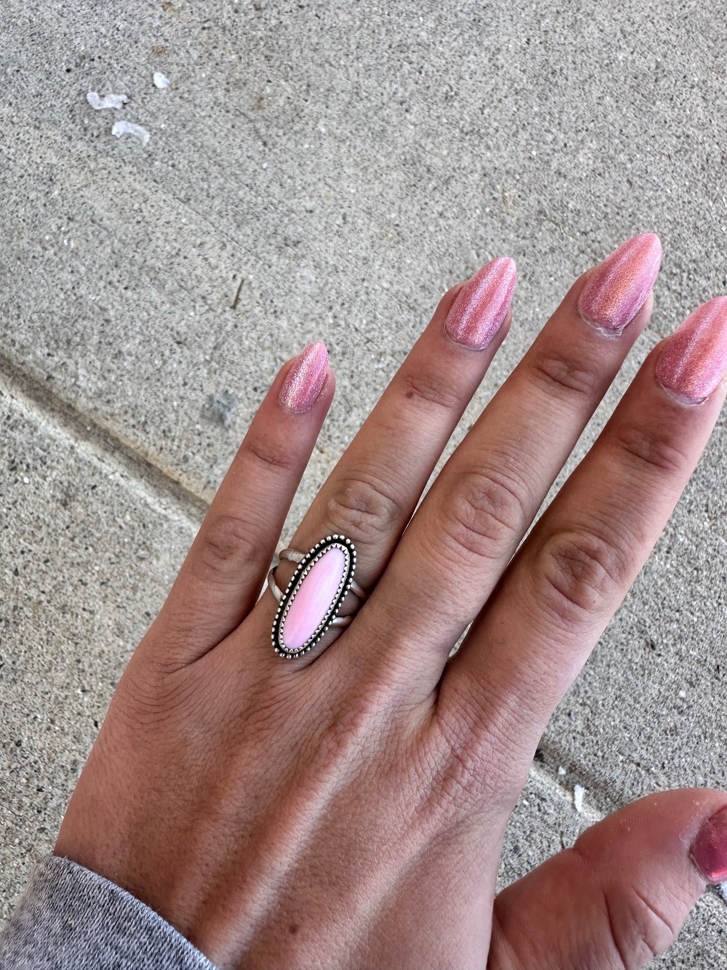 Pink Conch Ring