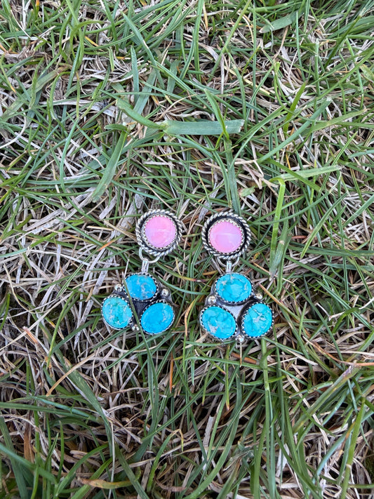 Cluster Dangle Earrings