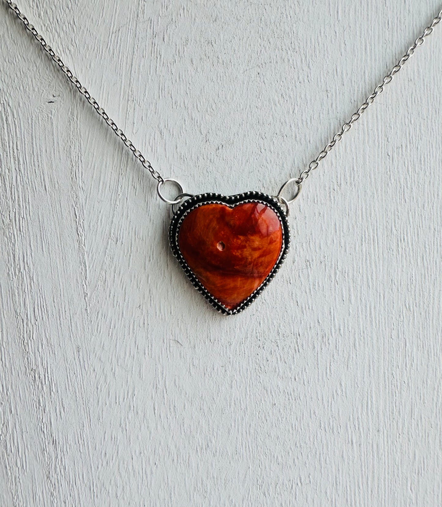 Spiny Oyster Heart necklace